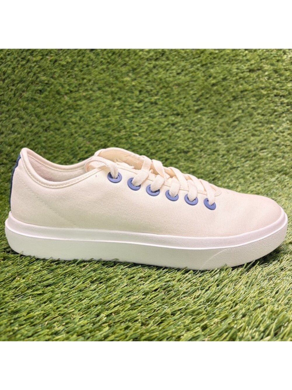 Allbirds Canvas Piper 2 Womens Size 11 White Athletic Running Shoes Sneakers